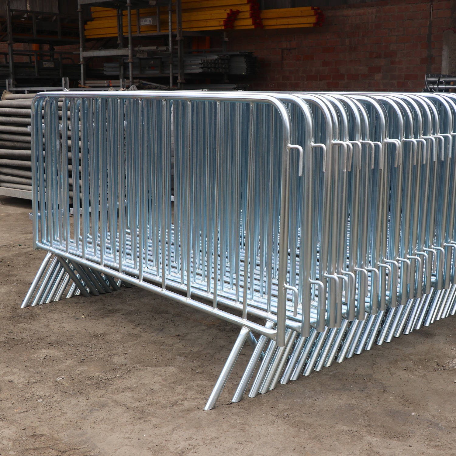 VALLA ESTANDAR 2300 R - Tubo natural e. galvanizado 230 x 120cm imagen 2